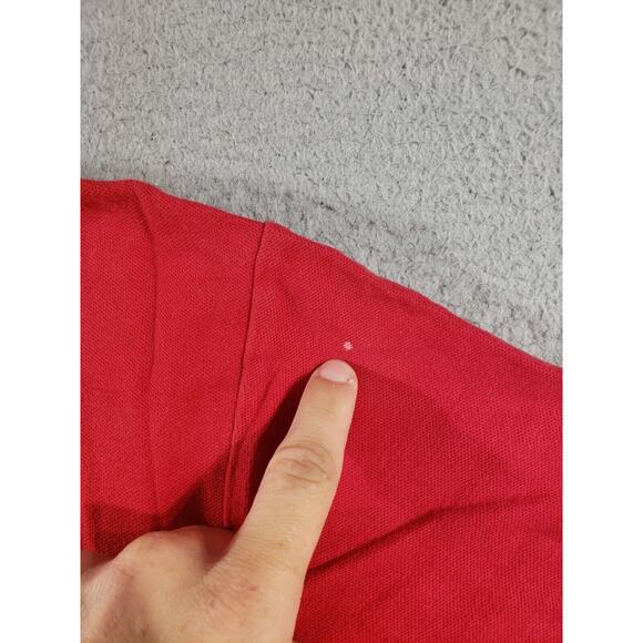 Star Company Shirt Men's XL Extra Large Red Ghana Polo Team Lake Volta World Cup - Picture 11 of 12